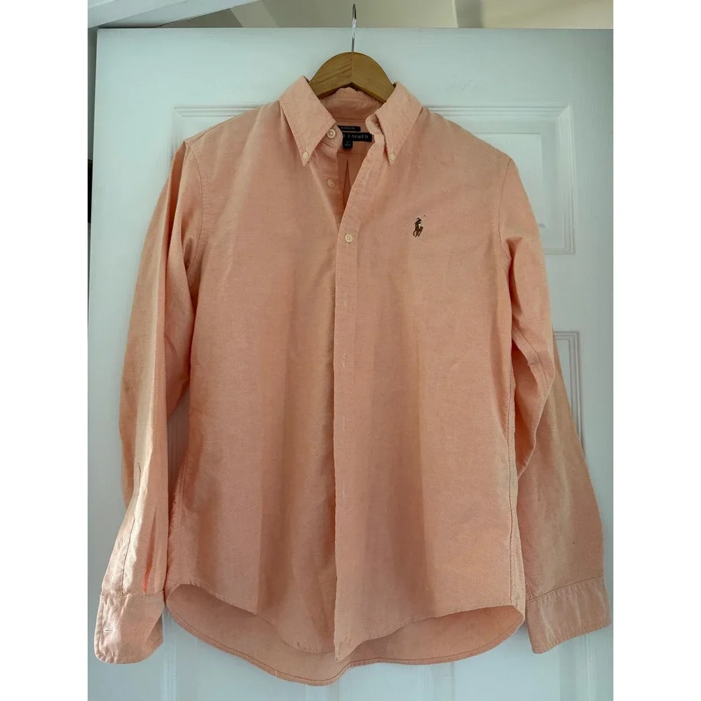 Ralph‎ Lauren Boys Classic Button Down Cotton Shirt